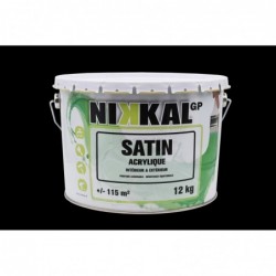 NIKKAL SATIN GP 12KG BLANC