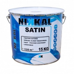 NIKKAL SATIN 15KG BLANC