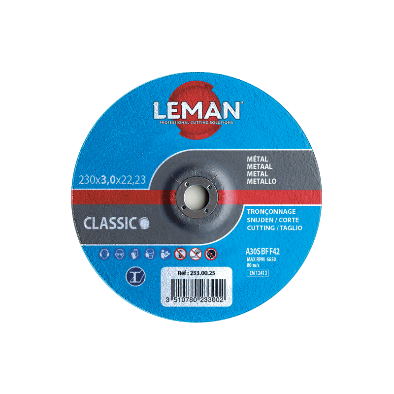 DISQUE TRONÇONNAGE Ø125 x 3MM