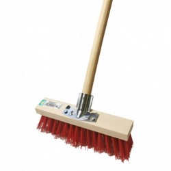 BALAI CANTONNIER 30CM PVC ROUGE