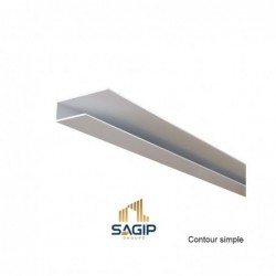 LAMBRIS PVC CONTOUR BORDURE 6M