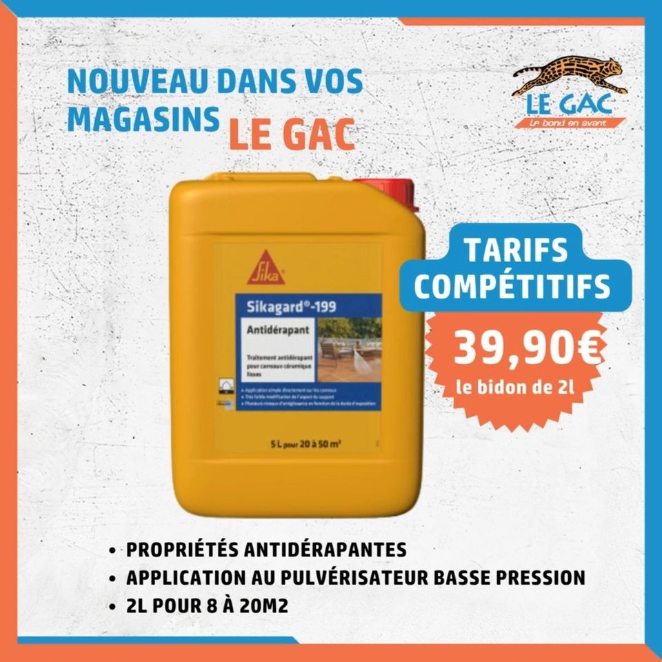 Découvrir le produit Sikagard®-199 Antidérapant  Le Gac Materiaux